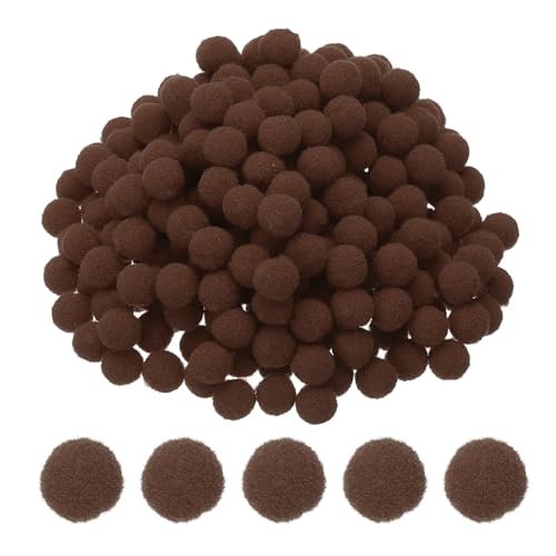 PATIKIL 10mm Bunte Pompons zum Basteln, 500 Stück Filzkugeln Bunt Mini Pom Poms, Bastelarbeiten Puff Bälle Bulk für Hüte Ostern Weihnachtskunst Verzieren Nähen DIY, Braun PATIKIL 10mm Bunte Pompons zum Basteln, 500 Stück Filzkugeln Bunt Mini Pom Poms, Bastelarbeiten Puff Bälle Bulk für Hüte Ostern Weihnachtskunst Verzieren Nähen DIY, Braun von PATIKIL