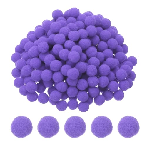 PATIKIL 10mm Bunte Pompons zum Basteln, 500 Stück Filzkugeln Bunt Mini Pom Poms, Bastelarbeiten Puff Bälle Bulk für Hüte Ostern Weihnachtskunst Verzieren Nähen DIY, Lila PATIKIL 10mm Bunte Pompons zum Basteln, 500 Stück Filzkugeln Bunt Mini Pom Poms, Bastelarbeiten Puff Bälle Bulk für Hüte Ostern Weihnachtskunst Verzieren Nähen DIY, Lila von PATIKIL