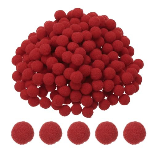 PATIKIL 10mm Bunte Pompons zum Basteln, 500 Stück Filzkugeln Bunt Mini Pom Poms, Bastelarbeiten Puff Bälle Bulk für Hüte Ostern Weihnachtskunst Verzieren Nähen DIY, Rot PATIKIL 10mm Bunte Pompons zum Basteln, 500 Stück Filzkugeln Bunt Mini Pom Poms, Bastelarbeiten Puff Bälle Bulk für Hüte Ostern Weihnachtskunst Verzieren Nähen DIY, Rot von PATIKIL