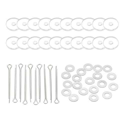 PATIKIL 10mm Puppen-Gelenke, 10er Set abnehmbare Klemmstift-Gelenkverbinder und Acryltablett für die Herstellung von Bären-Gliedmaßen und Kopfgelenken DIY Handwerkszubehör PATIKIL 10mm Puppen-Gelenke, 10er Set abnehmbare Klemmstift-Gelenkverbinder und Acryltablett für die Herstellung von Bären-Gliedmaßen und Kopfgelenken DIY Handwerkszubehör von PATIKIL