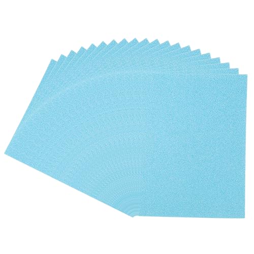 PATIKIL 11.7x8.3" Glitzer-Karton, 20 Blatt A4 Glänzendes Dickes Glitzerpapier ohne Abfall für Scrapbooking, Kartengestaltung, DIY-Projekte, Partydekorationen, Hellblau PATIKIL 11.7x8.3" Glitzer-Karton, 20 Blatt A4 Glänzendes Dickes Glitzerpapier ohne Abfall für Scrapbooking, Kartengestaltung, DIY-Projekte, Partydekorationen, Hellblau von PATIKIL