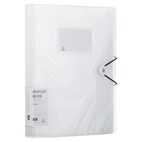 PATIKIL 12,1 x 10,6 Zoll Portfolio-Binder-Mappe, 1 Stück mit 80 Taschen Präsentationsbuch mit klaren Kunststoffhüllen für Kunstwerke PATIKIL 12,1 x 10,6 Zoll Portfolio-Binder-Mappe, 1 Stück mit 80 Taschen Präsentationsbuch mit klaren Kunststoffhüllen für Kunstwerke von PATIKIL