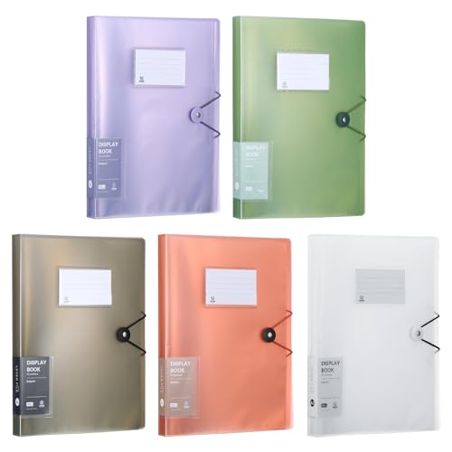PATIKIL 12,1 x 10,6 Zoll Portfolio-Binder-Ordner, 5 Stück Display 30 Taschen Präsentationsbuch mit klaren Kunststoffhüllen für Kunstwerke und Dokumente PATIKIL 12,1 x 10,6 Zoll Portfolio-Binder-Ordner, 5 Stück Display 30 Taschen Präsentationsbuch mit klaren Kunststoffhüllen für Kunstwerke und Dokumente von PATIKIL