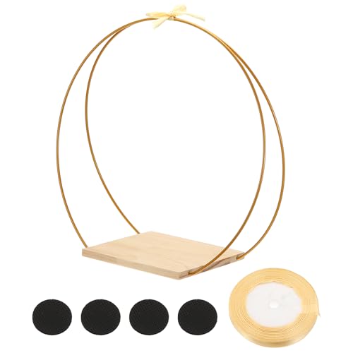 PATIKIL 12" Metall Blumen Reif Mittelstück mit Ständer 1 Set Runde Traum Fänger Ringe mit Goldenem Band für Hochzeit Tisch Kranz Dekor Basteln Gold PATIKIL 12" Metall Blumen Reif Mittelstück mit Ständer 1 Set Runde Traum Fänger Ringe mit Goldenem Band für Hochzeit Tisch Kranz Dekor Basteln Gold von PATIKIL