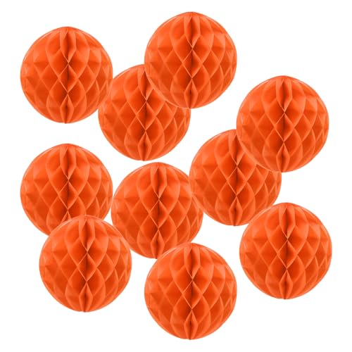PATIKIL 12" Seidenpapier-Pompons Blumenbälle, 10er-Pack Party hängende Papierblumenbälle Dekoration für Geburtstag Hochzeit Zuhause Hintergrunddekoration, Orange PATIKIL 12" Seidenpapier-Pompons Blumenbälle, 10er-Pack Party hängende Papierblumenbälle Dekoration für Geburtstag Hochzeit Zuhause Hintergrunddekoration, Orange von PATIKIL