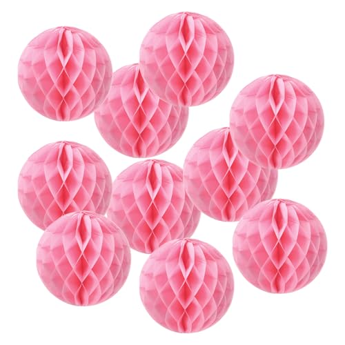 PATIKIL 12" Tissue Paper Pom Poms Flower Balls, 10er Pack Party Hängende Papierblumenkugeln Dekoration für Geburtstag Hochzeit Zuhause Hintergrund Dekor, Pink PATIKIL 12" Tissue Paper Pom Poms Flower Balls, 10er Pack Party Hängende Papierblumenkugeln Dekoration für Geburtstag Hochzeit Zuhause Hintergrund Dekor, Pink von PATIKIL