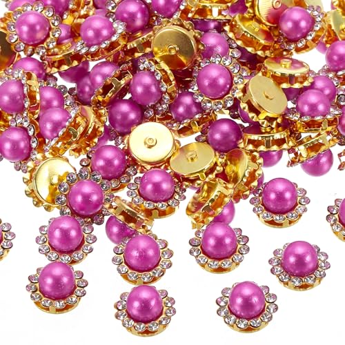 PATIKIL 12 mm Blumenkralle zum Aufnähen von Perlen und Strasssteinen, 100 Stück Kristalle Gold Glänzende Flachrückenperlen und Strasssteine für DIY-Basteln Schuhe Ohrring Rose PATIKIL 12 mm Blumenkralle zum Aufnähen von Perlen und Strasssteinen, 100 Stück Kristalle Gold Glänzende Flachrückenperlen und Strasssteine für DIY-Basteln Schuhe Ohrring Rose von PATIKIL