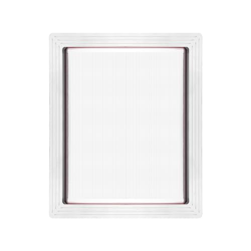PATIKIL 12 x 10 Zoll Aluminium Siebdruckrahmen mit 110er weißem Netz, Siebdruckrahmen für den Siebdruck, Silber PATIKIL 12 x 10 Zoll Aluminium Siebdruckrahmen mit 110er weißem Netz, Siebdruckrahmen für den Siebdruck, Silber von PATIKIL