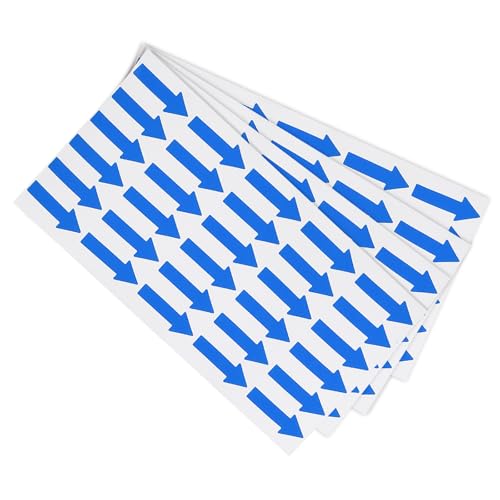 PATIKIL 120 Stück Kleiner Pfeil Aufkleber Kleine Selbstklebende Aufkleber 30 x 12 mm, Farbcodierungsschil für Gasfluss Richtung Inspektion Fehlermarkierung Markierung, blau PATIKIL 120 Stück Kleiner Pfeil Aufkleber Kleine Selbstklebende Aufkleber 30 x 12 mm, Farbcodierungsschil für Gasfluss Richtung Inspektion Fehlermarkierung Markierung, blau von PATIKIL