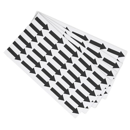 PATIKIL 120 Stück Kleiner Pfeil Aufkleber Kleine Selbstklebende Aufkleber 30 x 12 mm, Farbcodierungsschild für Gasfluss Richtung Inspektion Fehlermarkierung Markierung, Schwarz PATIKIL 120 Stück Kleiner Pfeil Aufkleber Kleine Selbstklebende Aufkleber 30 x 12 mm, Farbcodierungsschild für Gasfluss Richtung Inspektion Fehlermarkierung Markierung, Schwarz von PATIKIL