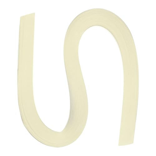 PATIKIL 120 Stück Quilling-Streifen Papier 10mm(3/8") 54cm Origami-Papier Quilling-Streifen für Kunst DIY Handwerk Weihnachten, Hellbeige von PATIKIL