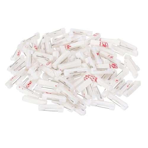 PATIKIL 120 Stück Sicherheitsnadeln, 22mm Selbstklebende Sicherheitsnadeln für Namensschilder, Anstecknadeln Namensschild Pin Bulk Klein mit Flachrücken Klebestreifen, Weiß PATIKIL 120 Stück Sicherheitsnadeln, 22mm Selbstklebende Sicherheitsnadeln für Namensschilder, Anstecknadeln Namensschild Pin Bulk Klein mit Flachrücken Klebestreifen, Weiß von PATIKIL