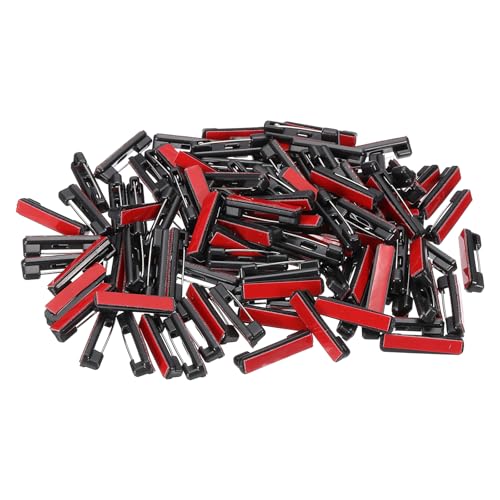 PATIKIL 120 Stück Sicherheitsnadeln, 22mm Selbstklebende Sicherheitsnadeln für Namensschilder in großer Menge mit flachem Rücken und Klebestreifen für DIY-Bastelprojekte, Schwarz PATIKIL 120 Stück Sicherheitsnadeln, 22mm Selbstklebende Sicherheitsnadeln für Namensschilder in großer Menge mit flachem Rücken und Klebestreifen für DIY-Bastelprojekte, Schwarz von PATIKIL