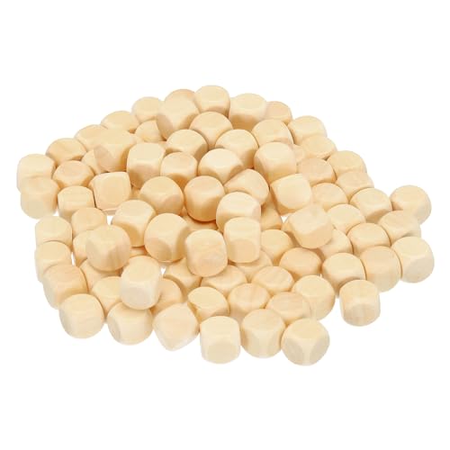 PATIKIL 12mm Blankes Holzwürfel, 100er Packung Unvollendete Holzblöcke 6-seitiger Holzwürfel mit abgerundeten Ecken, Quadratische Holzblöcke für DIY-Bastelprojekte PATIKIL 12mm Blankes Holzwürfel, 100er Packung Unvollendete Holzblöcke 6-seitiger Holzwürfel mit abgerundeten Ecken, Quadratische Holzblöcke für DIY-Bastelprojekte von PATIKIL