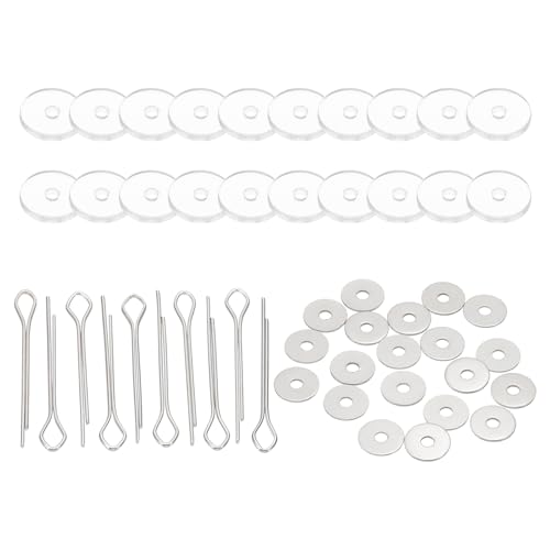 PATIKIL 12mm Puppen-Gelenke, 10er-Set abnehmbare Klemmstift-Gelenkverbinder und Acryltablett für die Herstellung von Bären-Gliedmaßen Kopfgelenke DIY-Handwerkszubehör PATIKIL 12mm Puppen-Gelenke, 10er-Set abnehmbare Klemmstift-Gelenkverbinder und Acryltablett für die Herstellung von Bären-Gliedmaßen Kopfgelenke DIY-Handwerkszubehör von PATIKIL