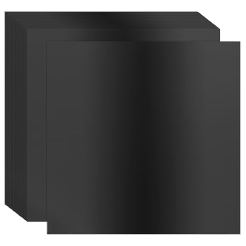 PATIKIL 12x12 Zoll Metallic-Kartonpapier, 30 Stück 250GSM Folien-Spiegel-Finish-Kartonbogen für Basteln Hochzeitsdekoration Einladungen Kunst DIY, Schwarz PATIKIL 12x12 Zoll Metallic-Kartonpapier, 30 Stück 250GSM Folien-Spiegel-Finish-Kartonbogen für Basteln Hochzeitsdekoration Einladungen Kunst DIY, Schwarz von PATIKIL