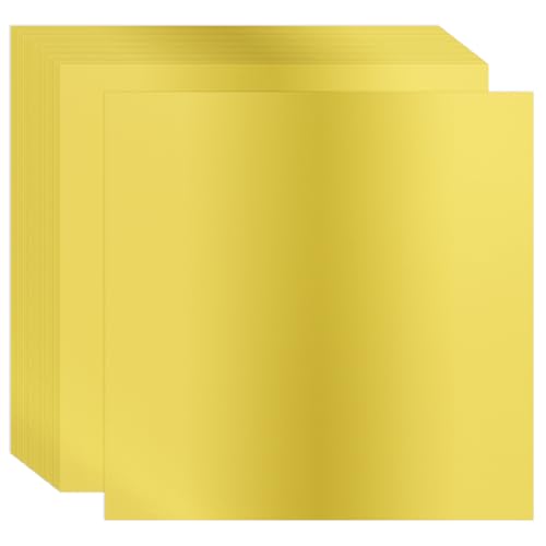 PATIKIL 12x12 Zoll Metallic-Kartonpapier, 30 Stück 250GSM Folien-Spiegel-Finish-Kartonplatte für Basteln Hochzeitsdekoration Einladungen Kunst DIY, Hellgold PATIKIL 12x12 Zoll Metallic-Kartonpapier, 30 Stück 250GSM Folien-Spiegel-Finish-Kartonplatte für Basteln Hochzeitsdekoration Einladungen Kunst DIY, Hellgold von PATIKIL