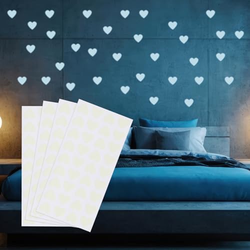 PATIKIL 144 Stück Leuchten im Dunkeln Herz Aufkleber, Selbstklebende Leuchten im Dunkeln Wandtattoos Leuchtende Dekoration für Zimmer Decke Dekoration Party Geburtstag, Blau PATIKIL 144 Stück Leuchten im Dunkeln Herz Aufkleber, Selbstklebende Leuchten im Dunkeln Wandtattoos Leuchtende Dekoration für Zimmer Decke Dekoration Party Geburtstag, Blau von PATIKIL