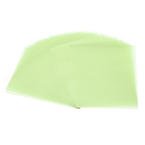 PATIKIL 150 Blatt Pergamentpapier 14x10.8cm, Pergamentpapier bedruckbar Transparentpapier 100GSM farbig für Einladungen Laser InkJet Druck Kartenherstellung, Grün PATIKIL 150 Blatt Pergamentpapier 14x10.8cm, Pergamentpapier bedruckbar Transparentpapier 100GSM farbig für Einladungen Laser InkJet Druck Kartenherstellung, Grün von PATIKIL