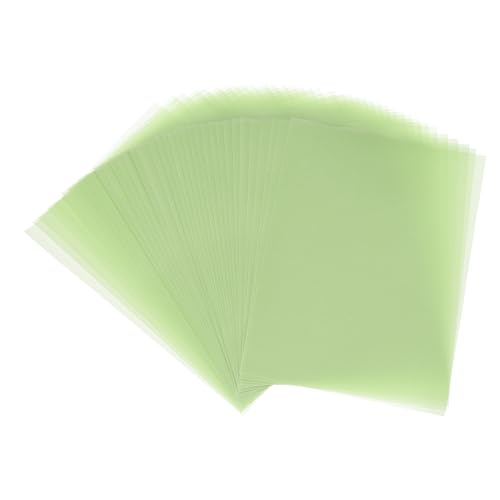PATIKIL 150 Blatt Pergamentpapier 5x7, Pergamentpapier bedruckbar Transparentpapier 100GSM farbig für Einladungen Laser Inkjet Druck Kartenherstellung Basteln Hochzeit Nachverfolgung, Grün von PATIKIL
