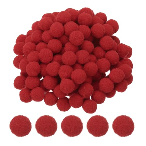 PATIKIL 15mm Bunte Pompons zum Basteln, 500 Stück Filzkugeln Bunt Mini Pom Poms, Bastelarbeiten Puff Bälle Bulk für Hüte Ostern Weihnachtskunst Verzieren Nähen DIY, Rot PATIKIL 15mm Bunte Pompons zum Basteln, 500 Stück Filzkugeln Bunt Mini Pom Poms, Bastelarbeiten Puff Bälle Bulk für Hüte Ostern Weihnachtskunst Verzieren Nähen DIY, Rot von PATIKIL