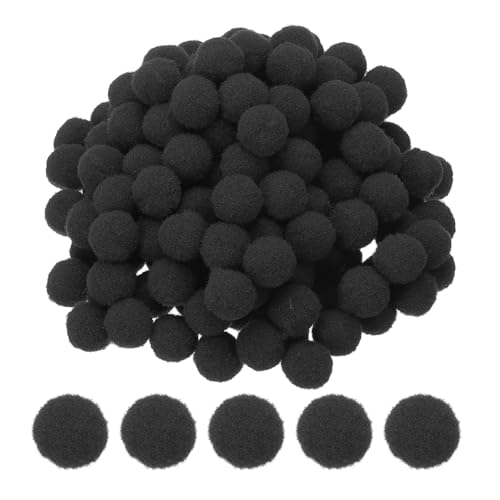 PATIKIL 15mm Bunte Pompons zum Basteln, 500 Stück Filzkugeln Bunt Mini Pom Poms, Bastelarbeiten Puff Bälle Bulk für Hüte Ostern Weihnachtskunst Verzieren Nähen DIY, Schwarz PATIKIL 15mm Bunte Pompons zum Basteln, 500 Stück Filzkugeln Bunt Mini Pom Poms, Bastelarbeiten Puff Bälle Bulk für Hüte Ostern Weihnachtskunst Verzieren Nähen DIY, Schwarz von PATIKIL