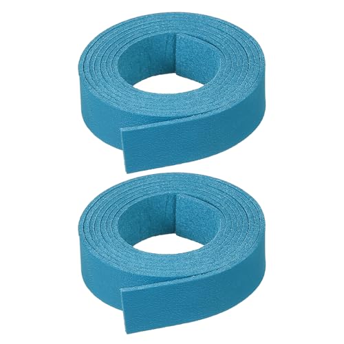PATIKIL 15mm x 1m Lederband Flach, 1.5mm Dick Breit Lederriemen Flaches Wildleder Lederbänder für DIY Zubehör Haustierhalsbänder Gitarrengürtel Halskette Armband, 2 Stück Blau PATIKIL 15mm x 1m Lederband Flach, 1.5mm Dick Breit Lederriemen Flaches Wildleder Lederbänder für DIY Zubehör Haustierhalsbänder Gitarrengürtel Halskette Armband, 2 Stück Blau von PATIKIL