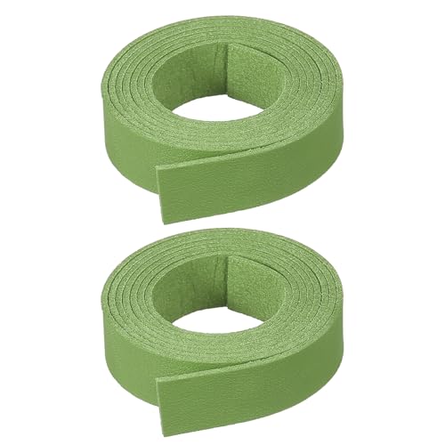 PATIKIL 15mm x 1m Lederband Flach, 1.5mm Dick Breit Lederriemen Flaches Wildleder Lederbänder für DIY Zubehör Haustierhalsbänder Gitarrengürtel Halskette Armband, 2 Stück Grasgrün PATIKIL 15mm x 1m Lederband Flach, 1.5mm Dick Breit Lederriemen Flaches Wildleder Lederbänder für DIY Zubehör Haustierhalsbänder Gitarrengürtel Halskette Armband, 2 Stück Grasgrün von PATIKIL