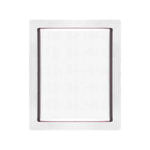 PATIKIL 16 x 12 Zoll Aluminium Siebdruckrahmen mit 160 weißen Maschen, Siebdruckrahmen für den Siebdruck, Silber PATIKIL 16 x 12 Zoll Aluminium Siebdruckrahmen mit 160 weißen Maschen, Siebdruckrahmen für den Siebdruck, Silber von PATIKIL