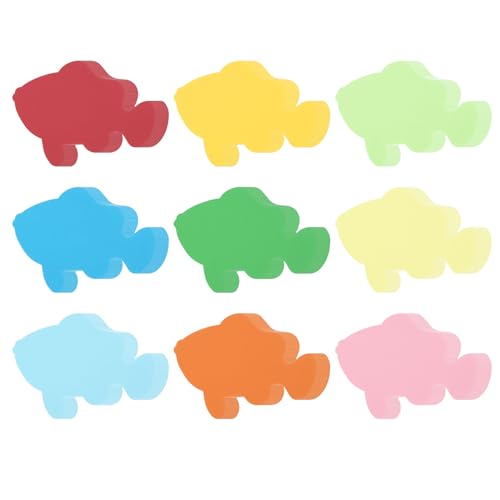PATIKIL 180 Stück Papierausschnitte für Pinnwände Fischförmige Ausschnitte Papier Bulletin Cutouts Papier für Klassenzimmern Bastelprojekten und Partybedarf Mehrfarbig von PATIKIL