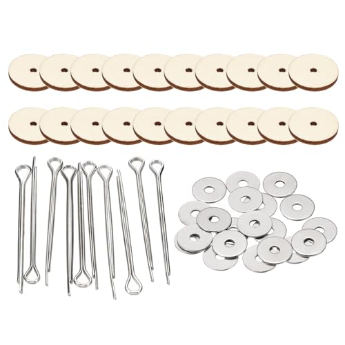 PATIKIL 18mm Puppen-Gelenke, 10er Set abnehmbare Splinte und Faserplatten für die Herstellung von Bären-Gliedmaßen, Kopf-Gelenke für DIY-Bastelzubehör PATIKIL 18mm Puppen-Gelenke, 10er Set abnehmbare Splinte und Faserplatten für die Herstellung von Bären-Gliedmaßen, Kopf-Gelenke für DIY-Bastelzubehör von PATIKIL