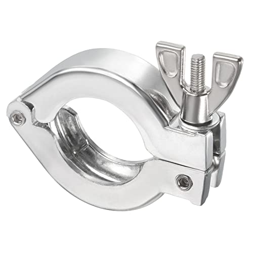 PATIKIL 1Pack KF-25 Vakuum Klemme Aluminium Legierung Haltbare Einzelstift Schlauchklemme mit Spannmutter für Klemmring Silber PATIKIL 1Pack KF-25 Vakuum Klemme Aluminium Legierung Haltbare Einzelstift Schlauchklemme mit Spannmutter für Klemmring Silber von PATIKIL