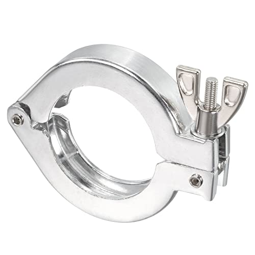 PATIKIL 1Pack KF-40 Vakuum Klemme Aluminium Legierung Haltbare Einzelstift Schlauchklemme mit Spannmutter für Klemmring Silber PATIKIL 1Pack KF-40 Vakuum Klemme Aluminium Legierung Haltbare Einzelstift Schlauchklemme mit Spannmutter für Klemmring Silber von PATIKIL