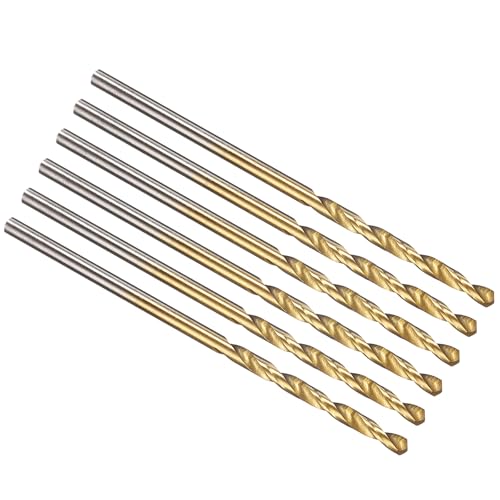 PATIKIL 1mm Bohrer, Jobber gerade Schaft M2 High-Speed Stahl 135° Titan-Nitrid TiN beschichtet für Edelstahl Hartmetall - 6er Pack PATIKIL 1mm Bohrer, Jobber gerade Schaft M2 High-Speed Stahl 135° Titan-Nitrid TiN beschichtet für Edelstahl Hartmetall - 6er Pack von PATIKIL