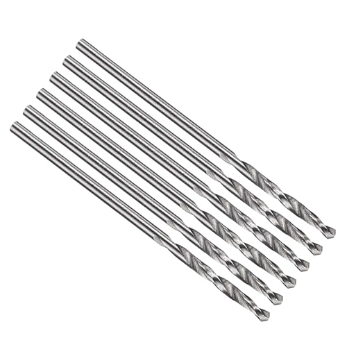 PATIKIL 1mm Bohrer, Jobber gerade Schaft M2 High-Speed Stahl 135° Unbeschichtet Hell für Edelstahl mittelhartes Metall - 6er Pack PATIKIL 1mm Bohrer, Jobber gerade Schaft M2 High-Speed Stahl 135° Unbeschichtet Hell für Edelstahl mittelhartes Metall - 6er Pack von PATIKIL