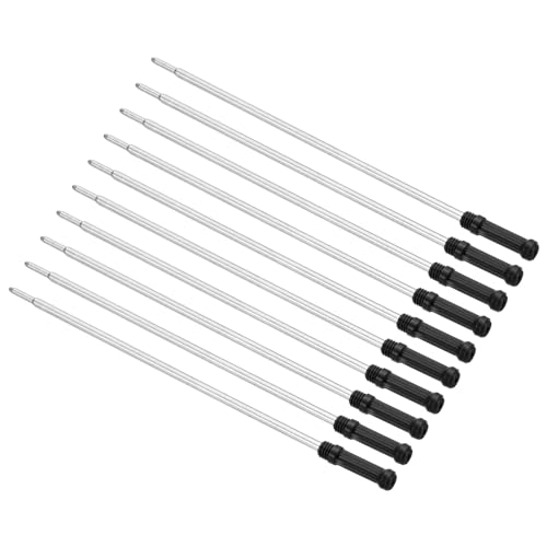 PATIKIL 1mm Kugelschreibermine, 10 Stück Kugelschreiber Ersatzminen mittlere Spitze Metall Kompatibel Austauschbar Ersatz für Stift, Schreiben, Büro, Schwarz PATIKIL 1mm Kugelschreibermine, 10 Stück Kugelschreiber Ersatzminen mittlere Spitze Metall Kompatibel Austauschbar Ersatz für Stift, Schreiben, Büro, Schwarz von PATIKIL
