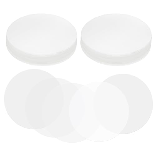 PATIKIL 2,1 Zoll (54 mm) Badge-Folie, 200 Stück Transparente Kreis-Mylar-Kunststoff-Badge-Schutzfolie für 1,7 Zoll (44 mm) Runde Badge-Button-Maker-Zubehör DIY-Kunsthandwerk von PATIKIL
