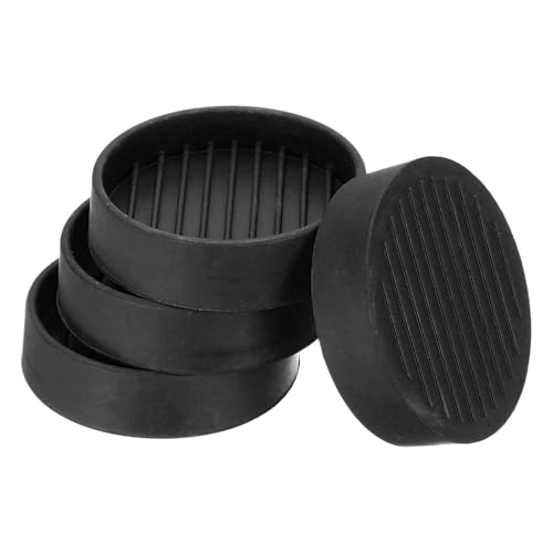 PATIKIL 2,3 Zoll Gummimöbel-Pads, 4er-Pack runde Anti-Rutsch-Möbel-Untersetzer, Möbelbeine-Tassen-grundschützer für Bett, Couch, Schwarz PATIKIL 2,3 Zoll Gummimöbel-Pads, 4er-Pack runde Anti-Rutsch-Möbel-Untersetzer, Möbelbeine-Tassen-grundschützer für Bett, Couch, Schwarz von PATIKIL