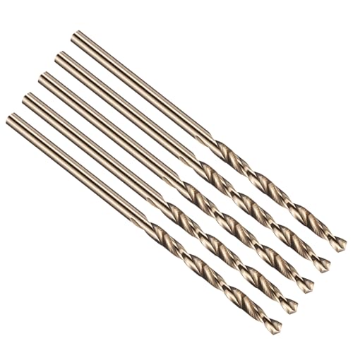 PATIKIL 2,5 mm Bohrer, M42 8% Hochgeschwindigkeitsstahl Jobber Gerader Schaft 135° Gold-Finish für Hartmetall Hochtemperatur-Titanlegierung - 5er Pack PATIKIL 2,5 mm Bohrer, M42 8% Hochgeschwindigkeitsstahl Jobber Gerader Schaft 135° Gold-Finish für Hartmetall Hochtemperatur-Titanlegierung - 5er Pack von PATIKIL