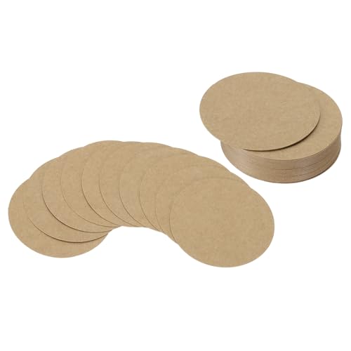 PATIKIL 2 Zoll Kreis Karton, 36 Stück runde Form Ausschnitte Papier 250g dickes Kartonuntersetzer für DIY Bastelprojekte Klassenzimmer Pinnwanddekoration, Kraftfarbe PATIKIL 2 Zoll Kreis Karton, 36 Stück runde Form Ausschnitte Papier 250g dickes Kartonuntersetzer für DIY Bastelprojekte Klassenzimmer Pinnwanddekoration, Kraftfarbe von PATIKIL