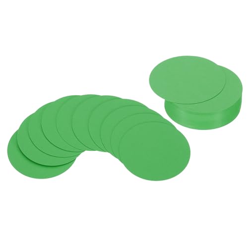 PATIKIL 2 Zoll Kreis Karton, 50 Stück runde Form Ausschnitte Papier dickes Karton Untersetzer für DIY Bastelprojekte Klassenzimmer Pinnwanddekoration, Grün PATIKIL 2 Zoll Kreis Karton, 50 Stück runde Form Ausschnitte Papier dickes Karton Untersetzer für DIY Bastelprojekte Klassenzimmer Pinnwanddekoration, Grün von PATIKIL