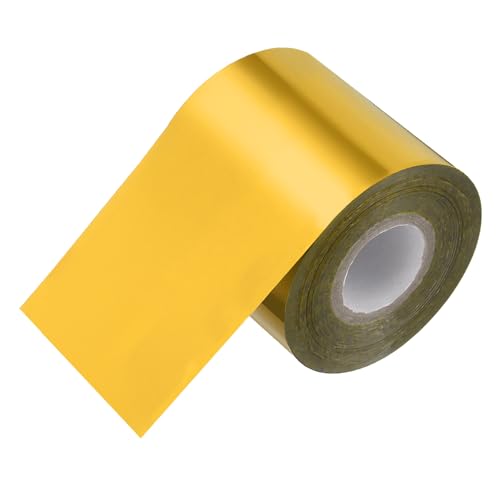 PATIKIL 2"x400Ft Heißprägefolienpapier, Heißtransfer-Heißprägepapierfolienrolle für Leder DIY-Logo Dekor Handwerk Geschenkverpackung Scrapbook-Karte, Goldton PATIKIL 2"x400Ft Heißprägefolienpapier, Heißtransfer-Heißprägepapierfolienrolle für Leder DIY-Logo Dekor Handwerk Geschenkverpackung Scrapbook-Karte, Goldton von PATIKIL