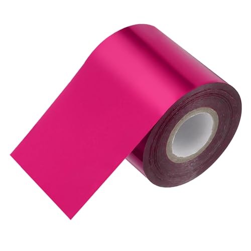 PATIKIL 2"x400Ft Heißprägefolienpapier, Heißtransfer-Heißprägepapierfolienrolle für Leder DIY-Logo Dekor Handwerk Geschenkverpackung Scrapbook-Karte, Rosarot PATIKIL 2"x400Ft Heißprägefolienpapier, Heißtransfer-Heißprägepapierfolienrolle für Leder DIY-Logo Dekor Handwerk Geschenkverpackung Scrapbook-Karte, Rosarot von PATIKIL