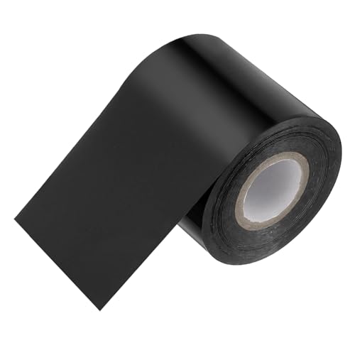 PATIKIL 2"x400Ft Heißprägefolienpapier, Übertragungs-Heißprägepapierfolienrolle für Leder DIY Logo Dekor Handwerk Geschenkverpackung Scrapbook Karte, Schwarz von PATIKIL