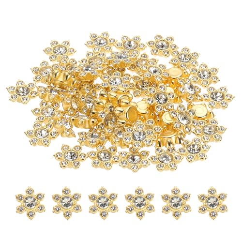 PATIKIL 200 Stück Blumen Kristall Strass Verzierungen, 13mm Flache Glas Strasssteine mit Bastelsteine Kristall Dekoration Knopf für Kleidung DIY Basteln Schmuckherstellung, Transparent PATIKIL 200 Stück Blumen Kristall Strass Verzierungen, 13mm Flache Glas Strasssteine mit Bastelsteine Kristall Dekoration Knopf für Kleidung DIY Basteln Schmuckherstellung, Transparent von PATIKIL