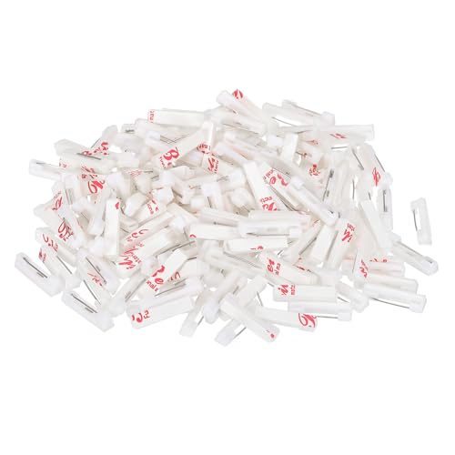 PATIKIL 200 Stück Sicherheitsnadeln, 22mm Selbstklebende Sicherheitsnadeln für Namensschilder, Anstecknadeln Namensschild Pin Bulk Klein mit Flachrücken Klebestreifen, Weiß PATIKIL 200 Stück Sicherheitsnadeln, 22mm Selbstklebende Sicherheitsnadeln für Namensschilder, Anstecknadeln Namensschild Pin Bulk Klein mit Flachrücken Klebestreifen, Weiß von PATIKIL