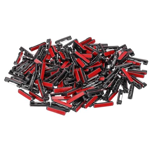 PATIKIL 200 Stück Sicherheitsnadeln, 22mm Selbstklebende Sicherheitsnadeln für Namensschilder in großer Menge mit flachem Rücken und Klebestreifen für Kleidung DIY Basteln, Schwarz PATIKIL 200 Stück Sicherheitsnadeln, 22mm Selbstklebende Sicherheitsnadeln für Namensschilder in großer Menge mit flachem Rücken und Klebestreifen für Kleidung DIY Basteln, Schwarz von PATIKIL