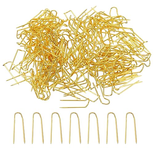 PATIKIL 200Stk Gabelstifte Edelstahl Nähen U-Stifte 0.7" Doppel Blockierstift für Nähen Schmuck Stoff Handwerk Basteln Golden PATIKIL 200Stk Gabelstifte Edelstahl Nähen U-Stifte 0.7" Doppel Blockierstift für Nähen Schmuck Stoff Handwerk Basteln Golden von PATIKIL
