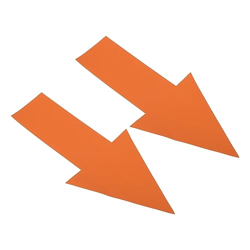 PATIKIL 20Stk Direktionale Pfeil Aufkleber 8" PVC Pfeil Abziehbare Klebefolien für Wand Boden Markierung Orange von PATIKIL
