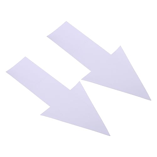 PATIKIL 20Stk Direktionale Pfeil Aufkleber 8" PVC Pfeil Abziehbare Klebefolien für Wand Boden Markierung Weiß von PATIKIL